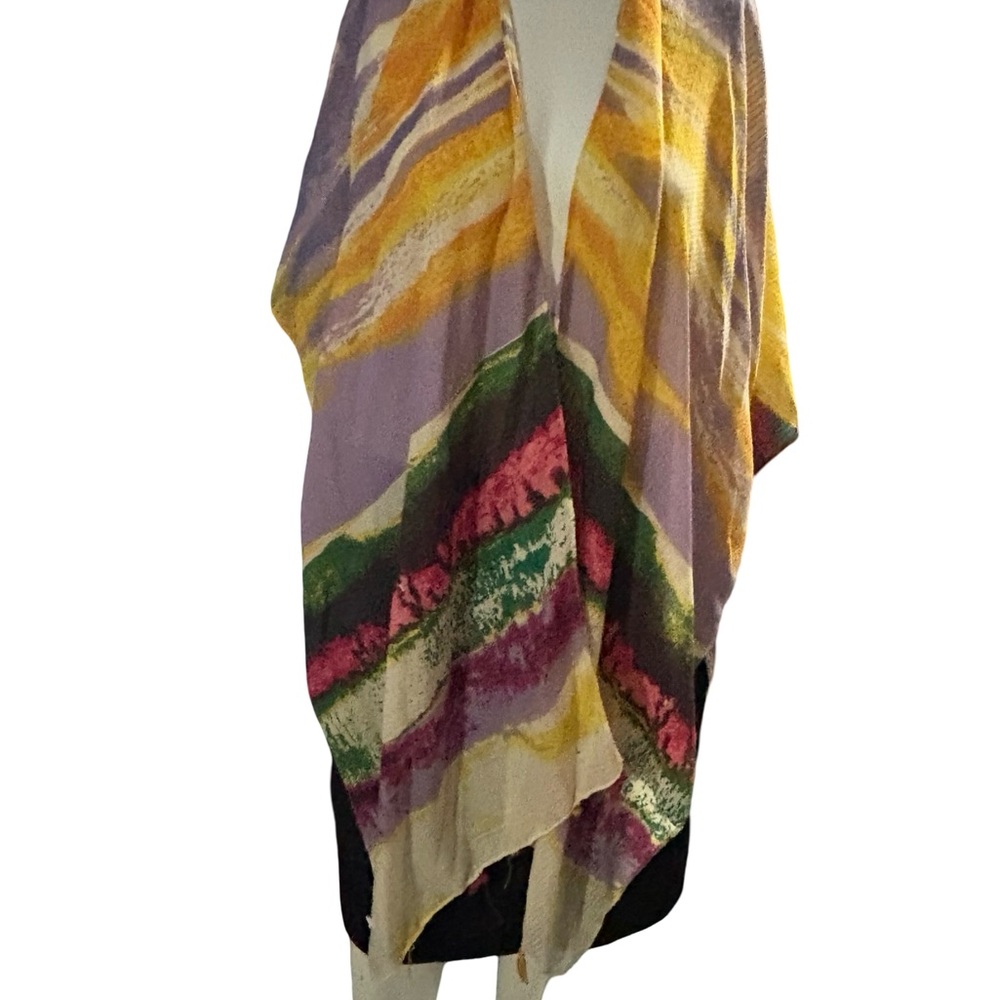 Woven Heart Multicolor Scarf